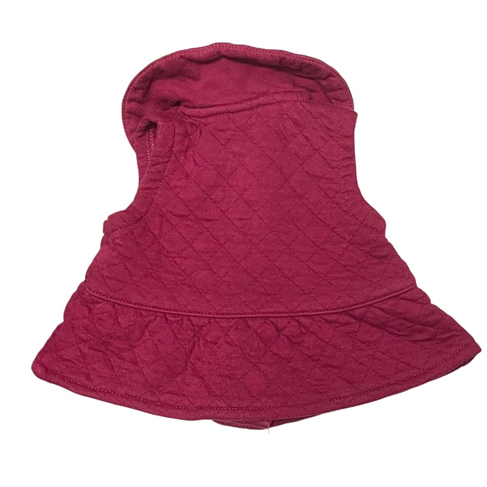 CARTERS Baby Girl Quilted Berry Baby Vest - Newborn - Picture 3 of 3